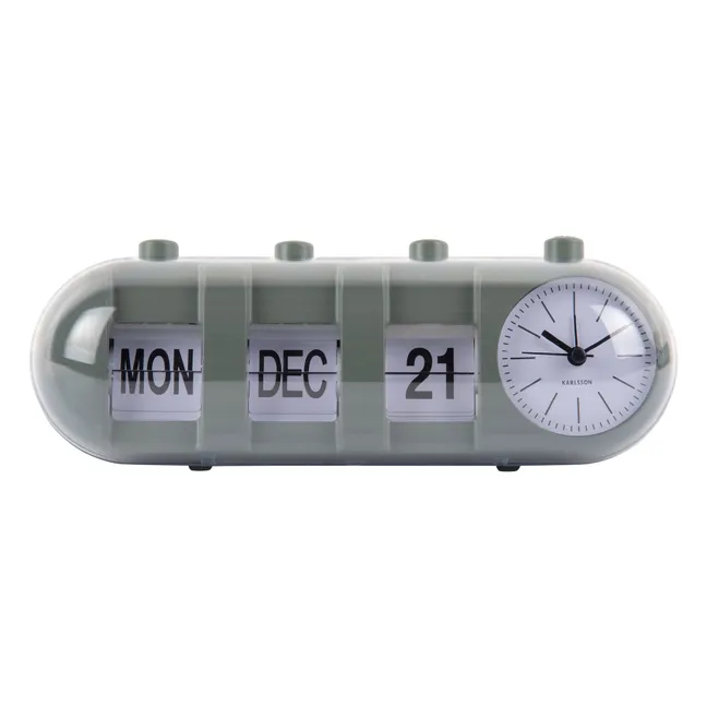 Sveglia a tubo retrò  | Verde