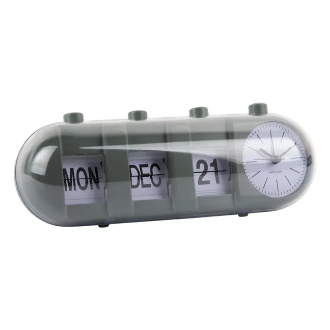 Retro tube alarm clock  | Green