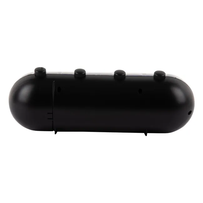 Retro tube alarm clock   | Black