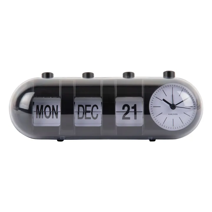 Réveil Retro tube   | Noir- Image produit n°2