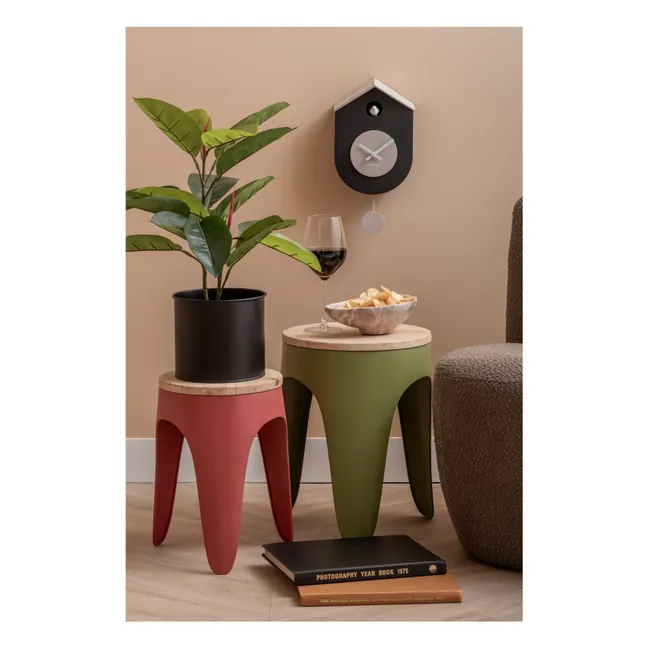 Horloge murale Grato cuckoo | Noir