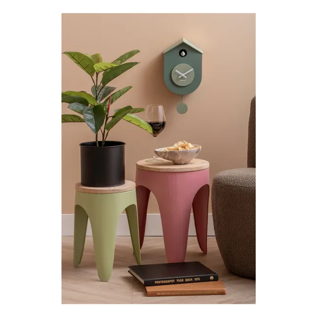 Horloge murale Grato cuckoo | Vert