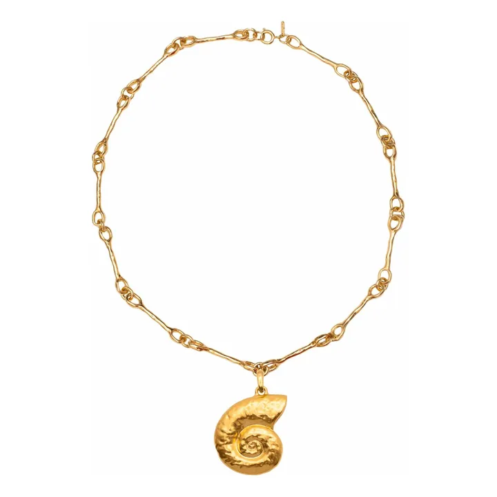 Collier Caracola Nautilus | Doré- Image produit n°0