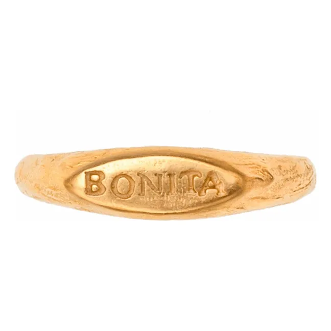 Bonita signet ring | Gold