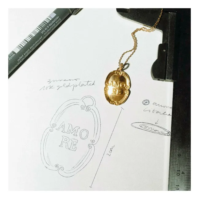 Amore-Halskette | Gold