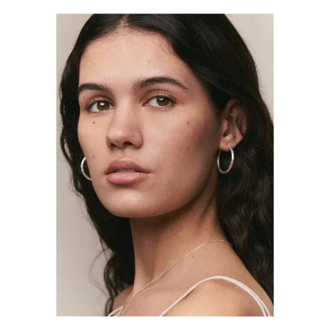Kreolen Flamenco L | Silber
