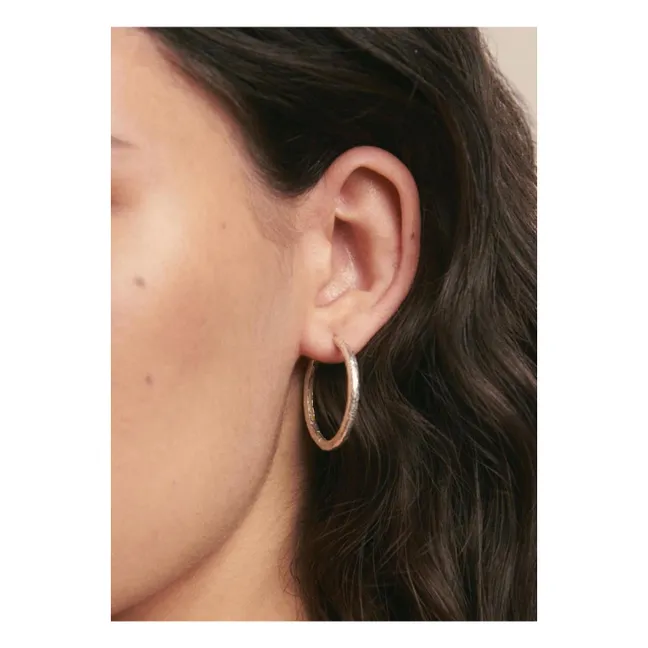 Kreolen Flamenco L | Silber