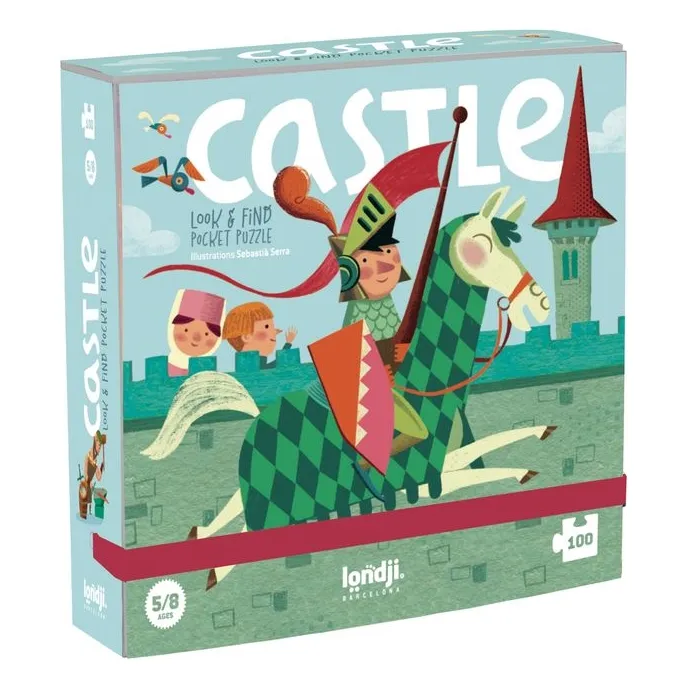 Londji Multicoloured Castle Puzzle - 100 Pieces