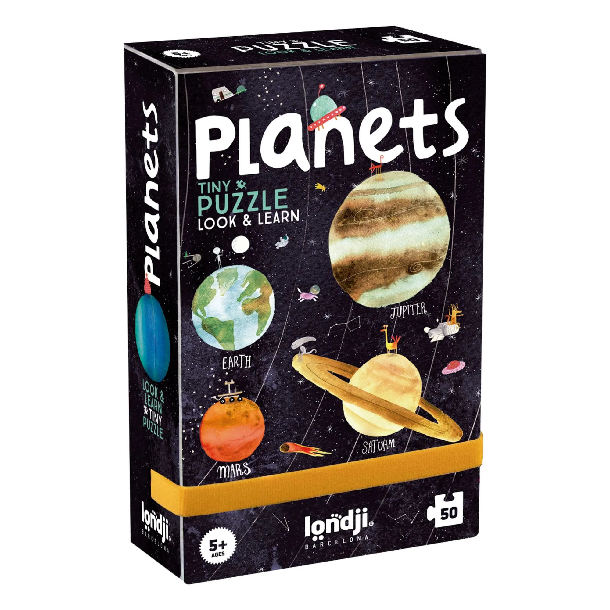 Londji Multicoloured Planets Puzzle - 50 Pieces