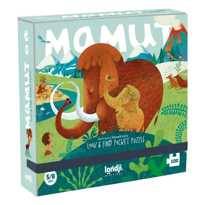 Londji Multicoloured Mamut Puzzle - 100 Pieces