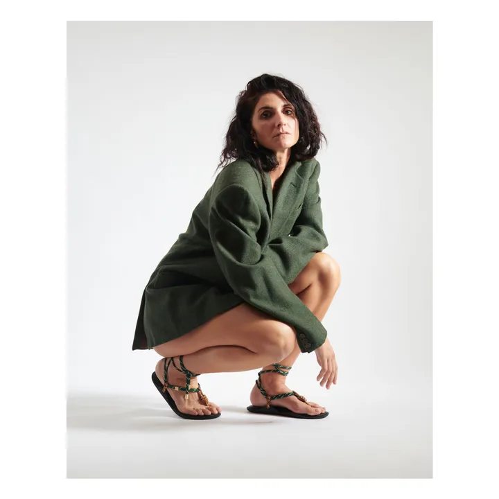 Flò Twin sandals | Green- Product image n°2