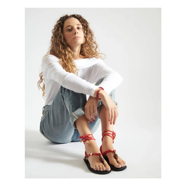 Sandales Flò Twin | Rouge