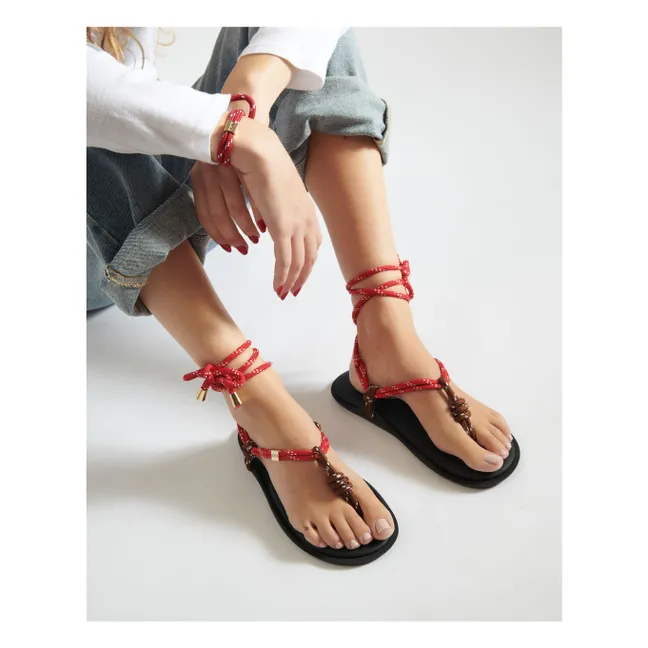 Sandales Flò Twin | Rouge