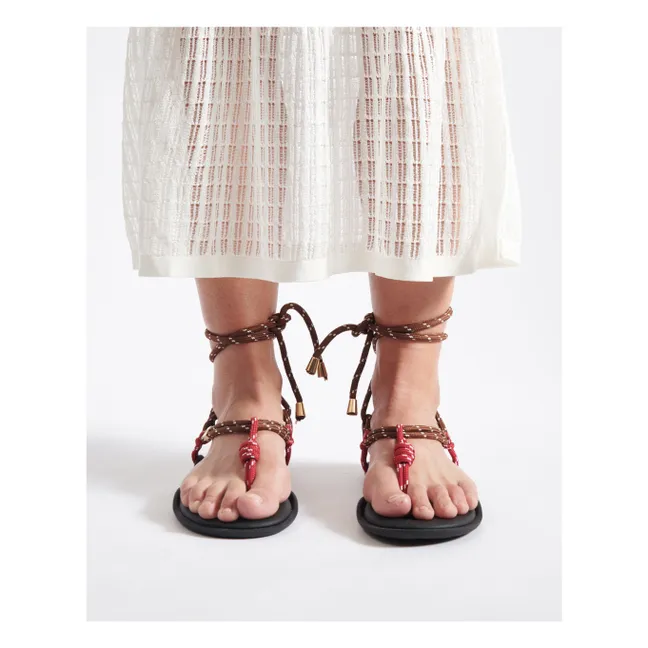 Sandalias Flò Twin | Marrón