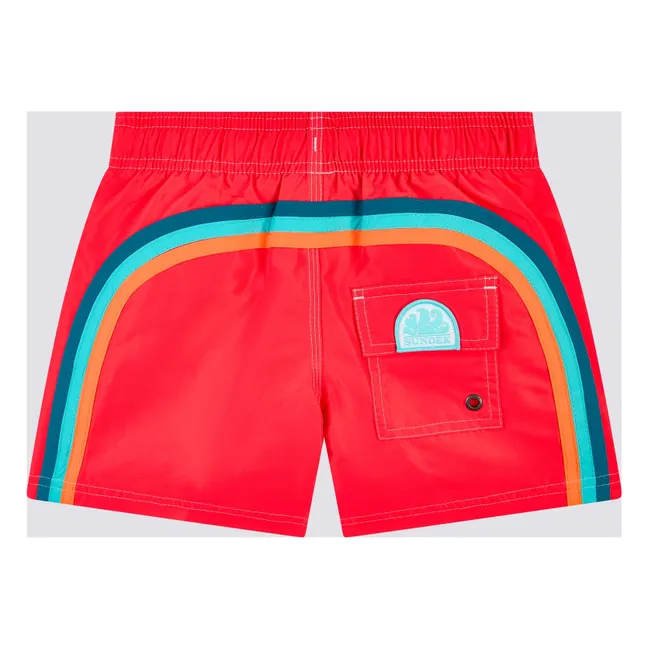 Pantalones cortos de baño Board Arc | Rojo