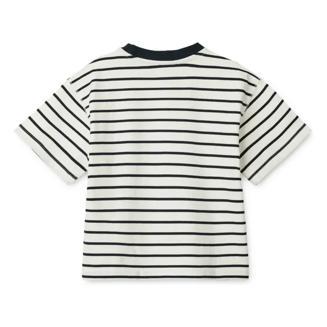 Maglietta Tyler Smiley in cotone organico | Azzurro