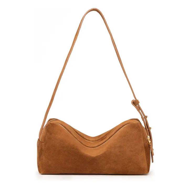 Sac Trousse Suède | Cognac- Image produit n°0