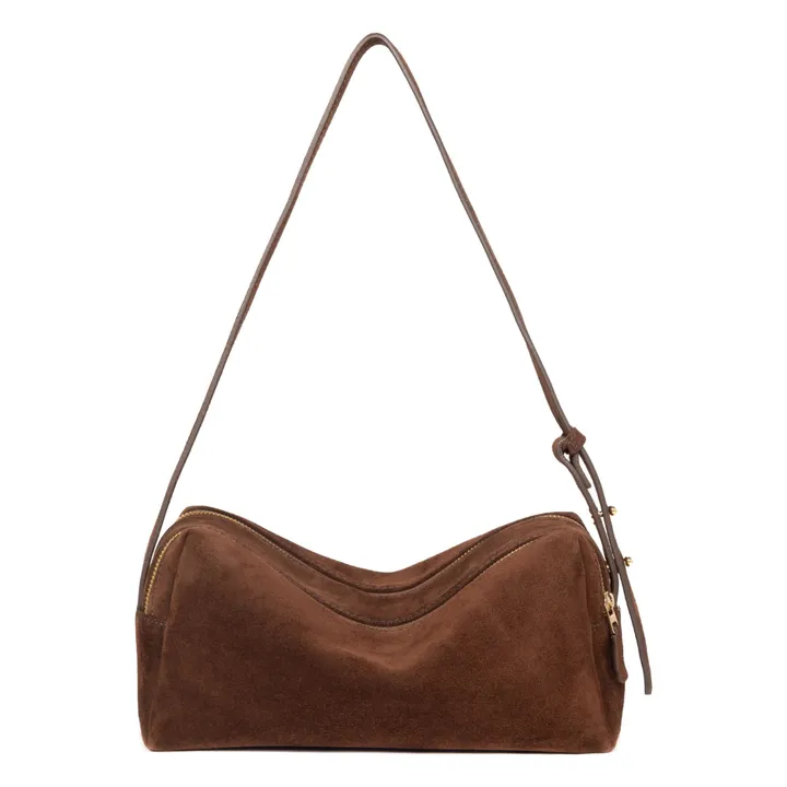 Sac Trousse Suède | Marron- Image produit n°0