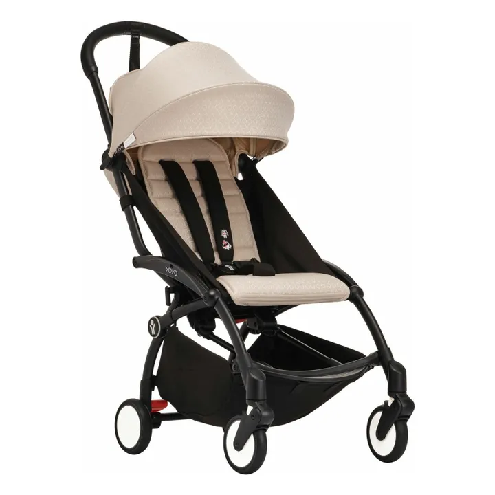 Poussette YOYO³ Bonpoint complète 0+ et 6+ Châssis noir | Beige- Image produit n°4
