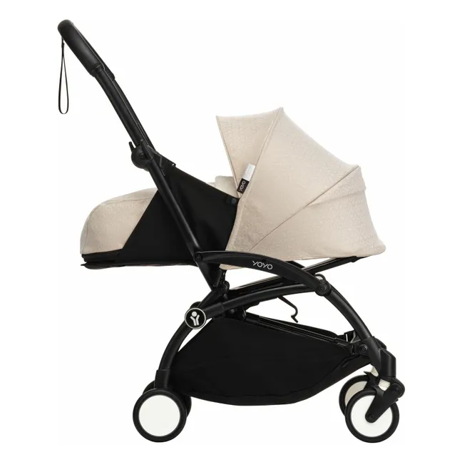 Poussette YOYO³ Bonpoint complète 0+ et 6+ Châssis noir | Beige
