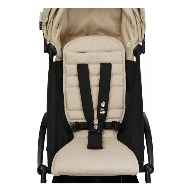 Poussette YOYO³ Bonpoint 6+ Châssis noir | Beige
