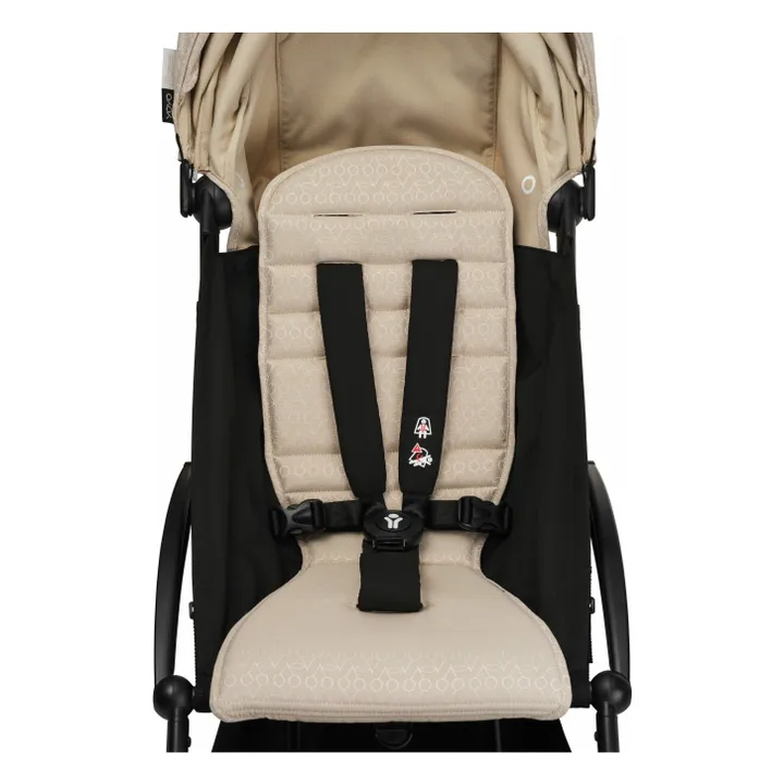Poussette YOYO³ Bonpoint 6+ Châssis noir | Beige- Image produit n°6