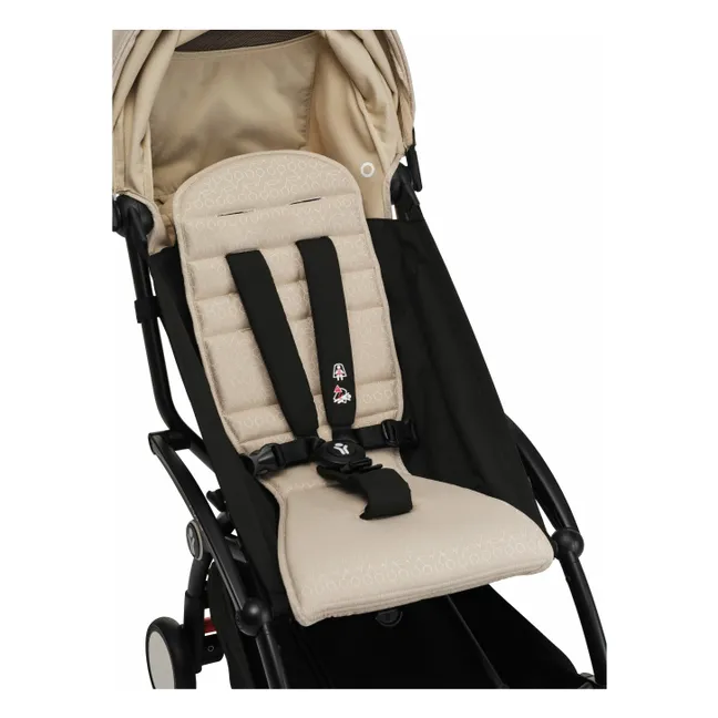 Poussette YOYO³ Bonpoint 6+ Châssis noir | Beige