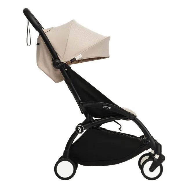 Poussette YOYO³ Bonpoint 6+ Châssis noir | Beige