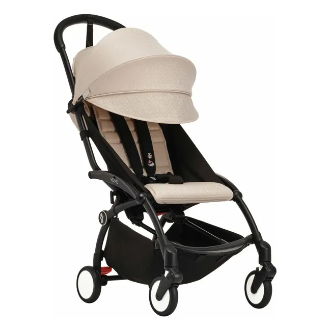 Poussette YOYO³ Bonpoint 6+ Châssis noir | Beige
