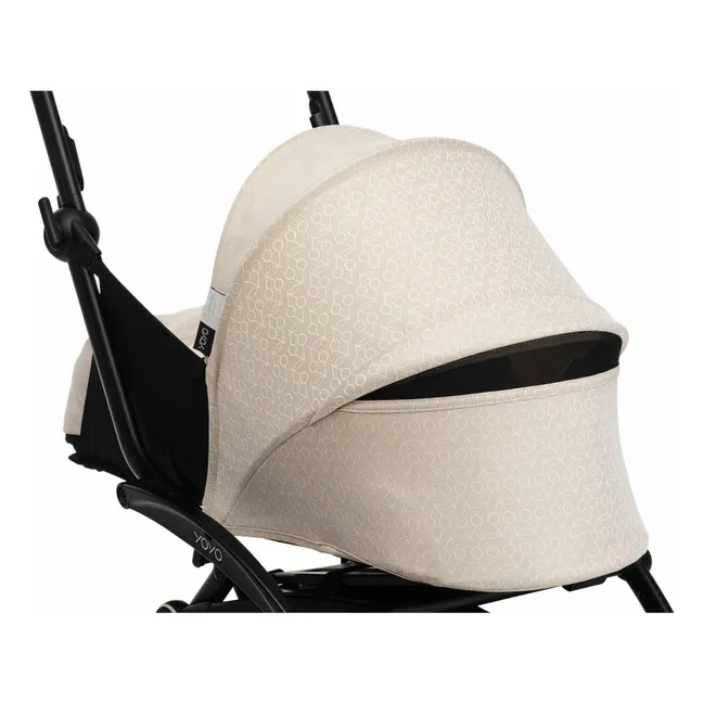 YOYO³ Bonpoint 0+ cochecito recién nacido Chasis negro | Beige