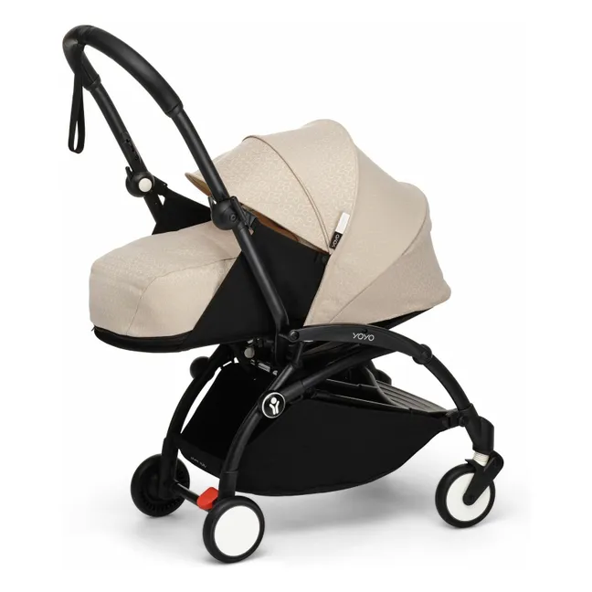 YOYO³ Bonpoint 0+ cochecito recién nacido Chasis negro | Beige