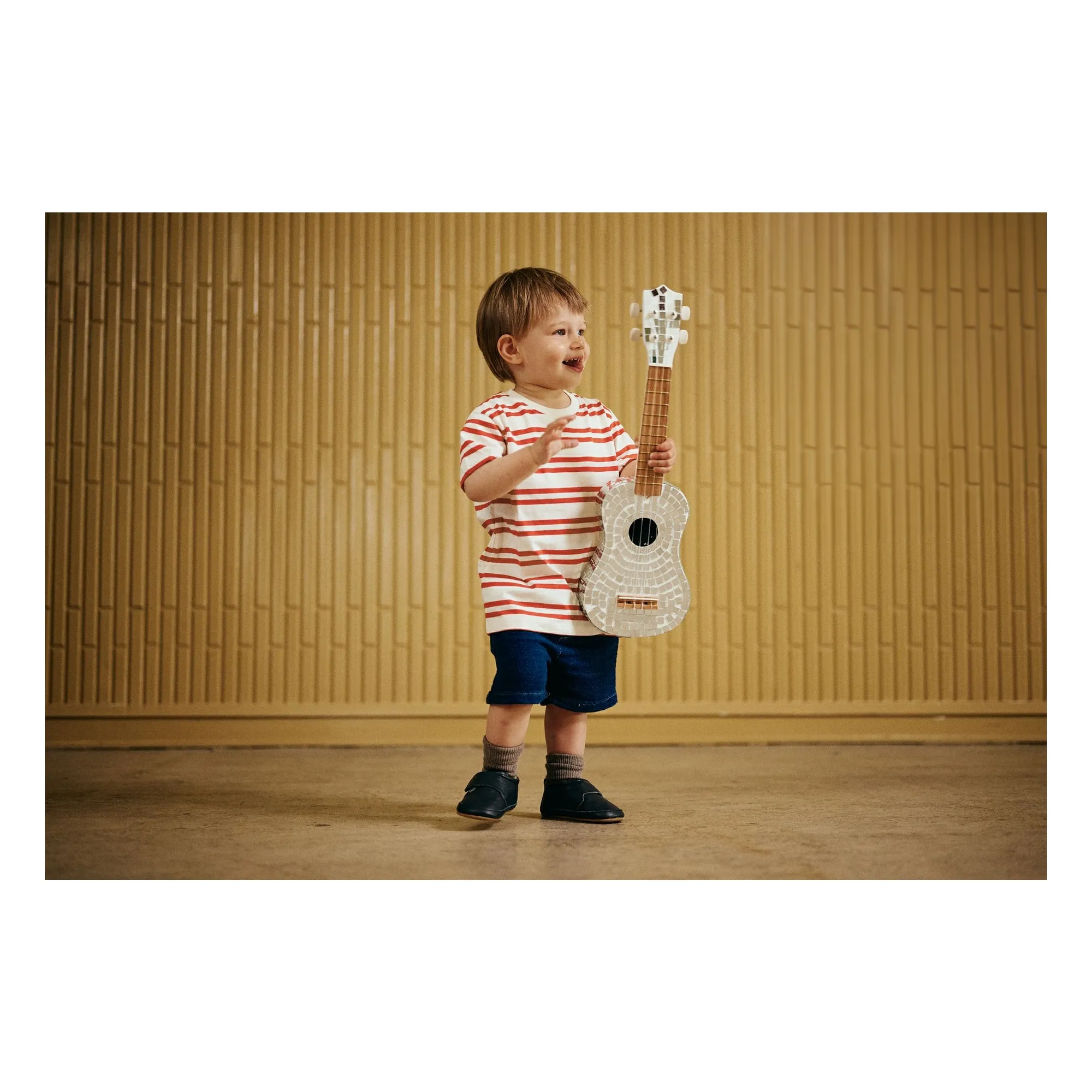 Chaussons Cuir | Bleu marine- Image produit n°2