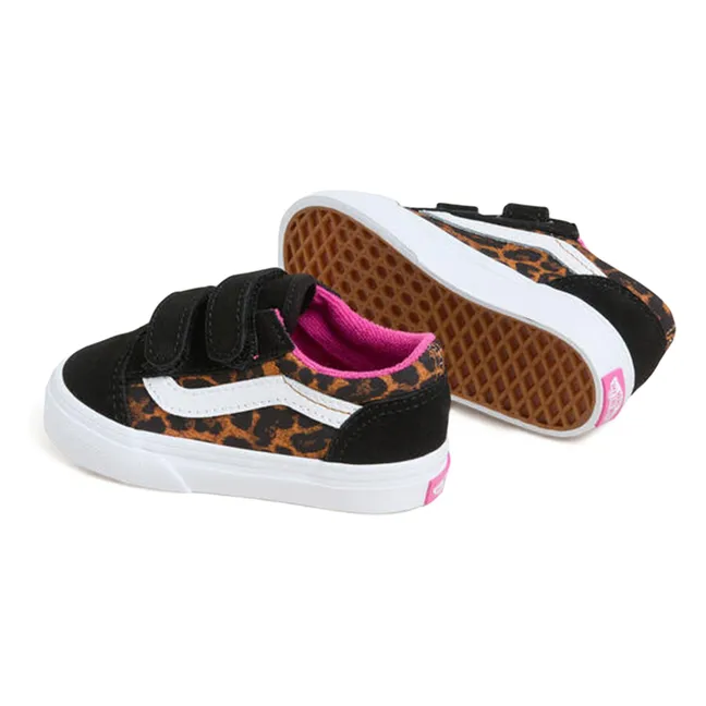 Scarpe da ginnastica Old Skool V Leopard Pop Scratch | Nero