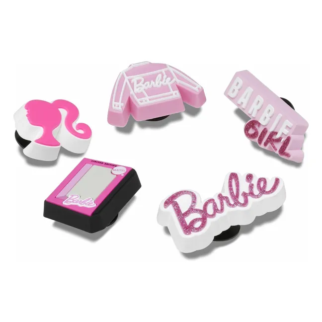 Set de 5 Jibbitz Barbie | Rose