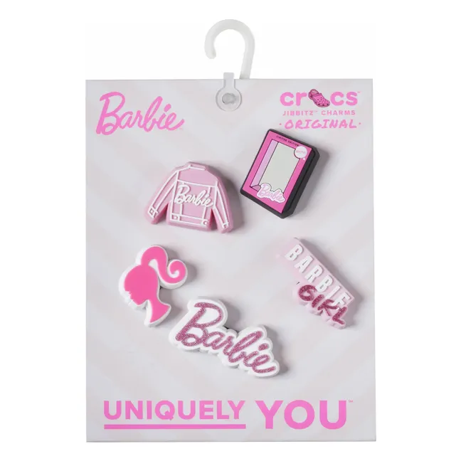 Set de 5 Jibbitz Barbie | Rose