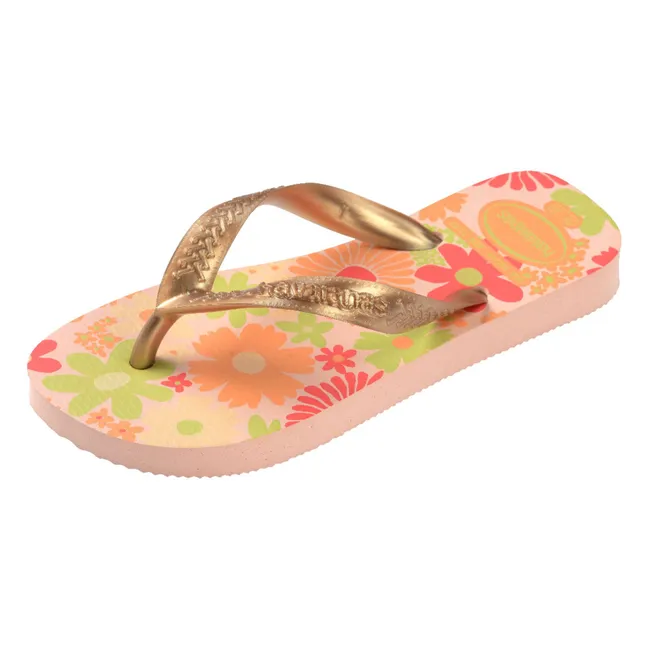 Flores baby flip-flops | Candy pink