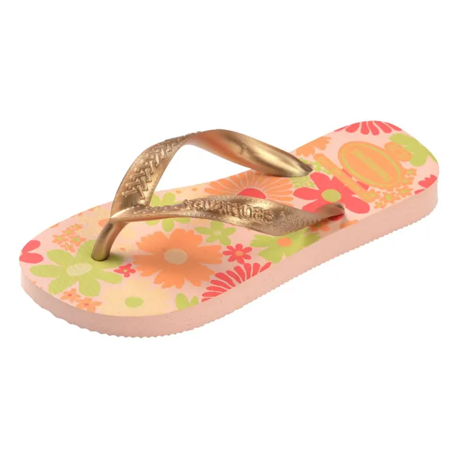 Tongs Bébé Flores | Rose bonbon