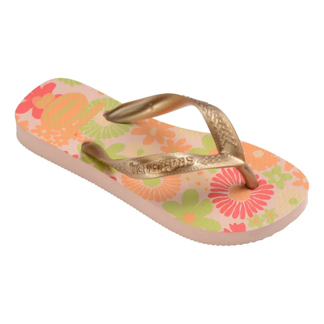 Flores baby flip-flops | Candy pink