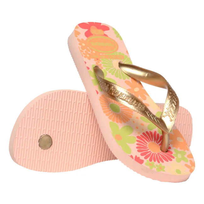 Flores baby flip-flops | Candy pink