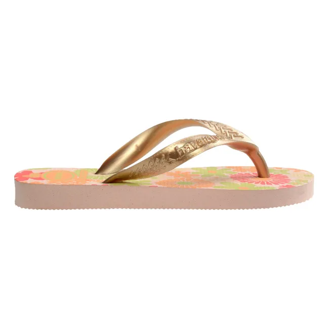 Flores baby flip-flops | Candy pink