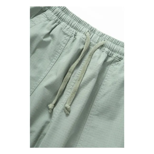 Pantaloni Chef in cotone organico Ripstop | Salvia