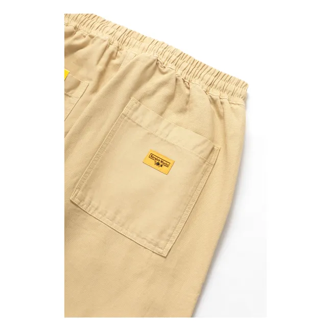 Pantaloni classici in cotone organico Canvas Chef | Beige