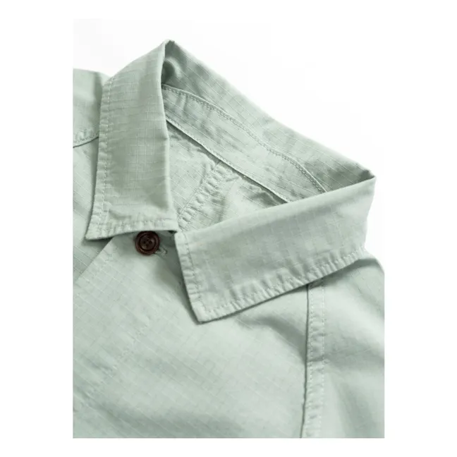 Giacca Foh in cotone organico Ripstop | Salvia