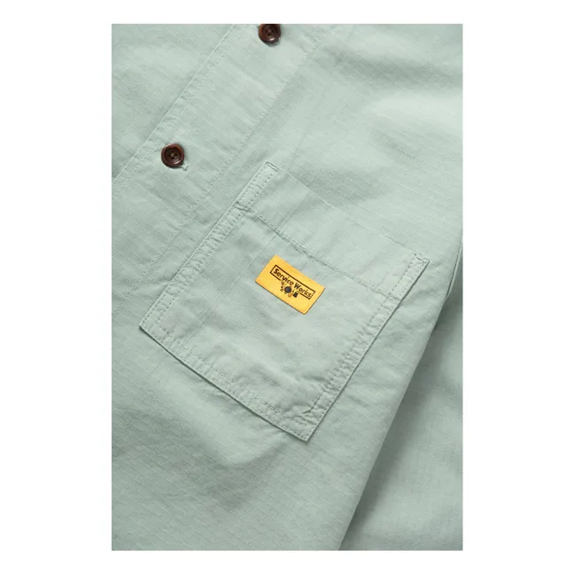 Giacca Foh in cotone organico Ripstop | Salvia