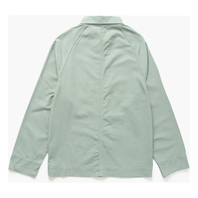 Giacca Foh in cotone organico Ripstop | Salvia