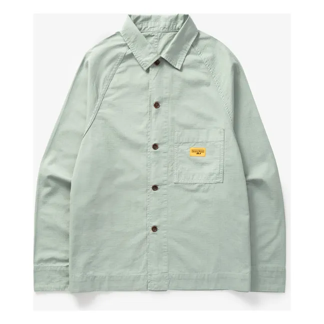 Giacca Foh in cotone organico Ripstop | Salvia