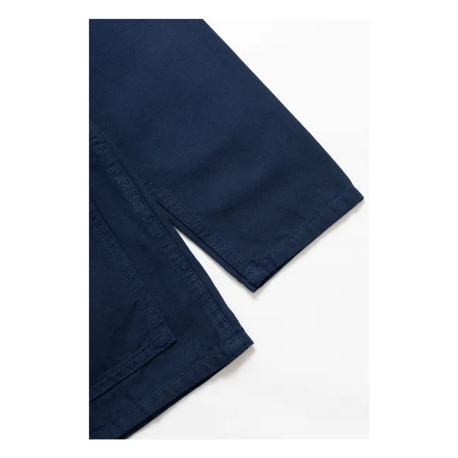 Giacca in cotone organico Canvas Chore | Blu marino