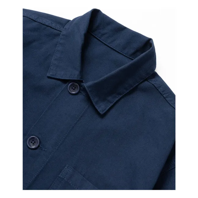 Giacca in cotone organico Canvas Chore | Blu marino
