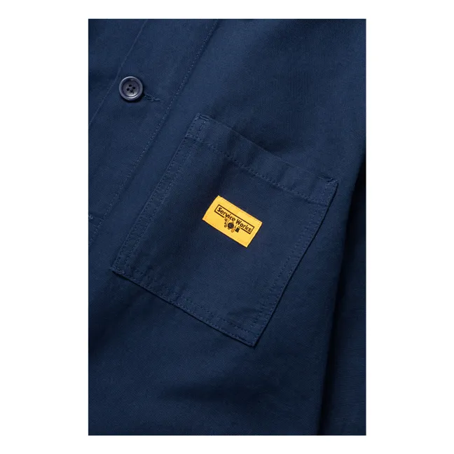 Giacca in cotone organico Canvas Chore | Blu marino