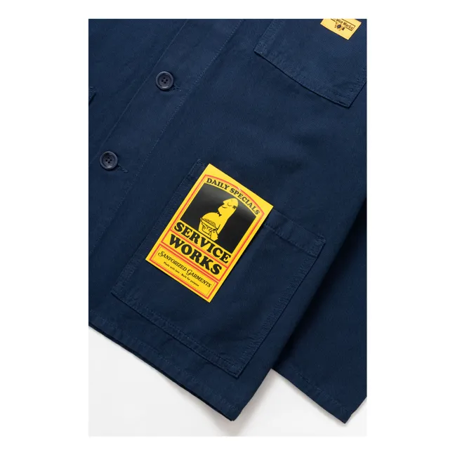 Giacca in cotone organico Canvas Chore | Blu marino